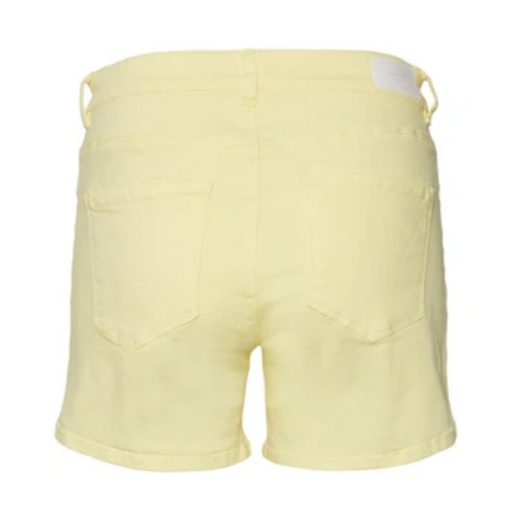 Vero Moda Women's Size XL Hot Seven  Mid-Rise Denim Shorts in Yellow - Picture 5 of 10